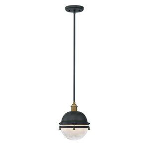 NEW Maxim Lighting Portside Oil Rub Bronze Antique Brass Pendant Light Fixture